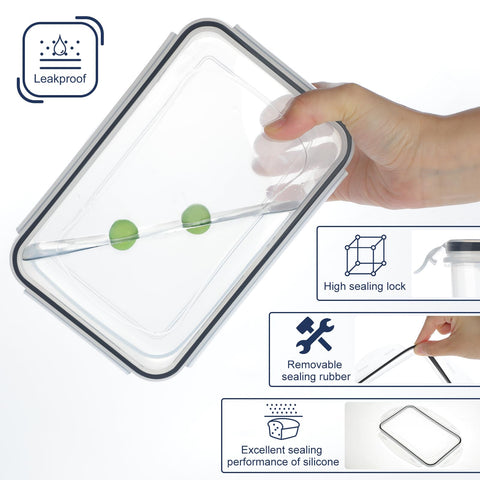 KITHELP microwave-safe containers ideal for reheating leftovers.