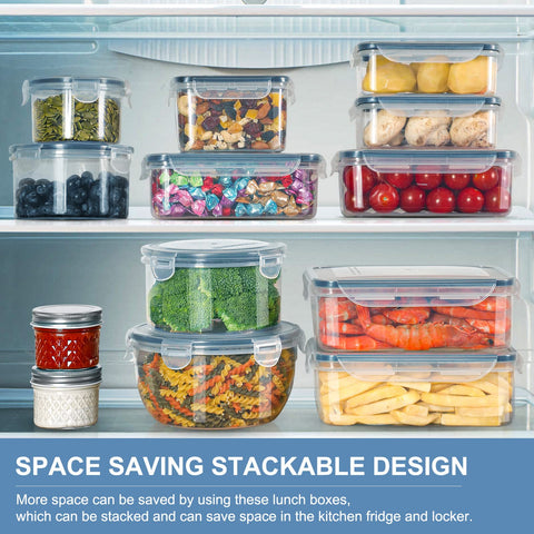KITHELP square 28oz container with lid, compact fridge storage.