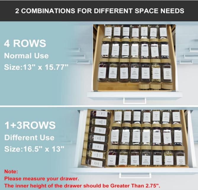 KitHero drawer dimensions 13w x 15.8d x 2.75h help you fit most drawers