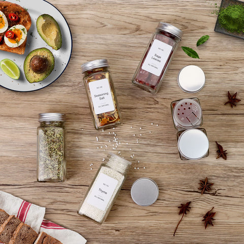 KitHero kitchen countertop setup keeps spices organized and accessible