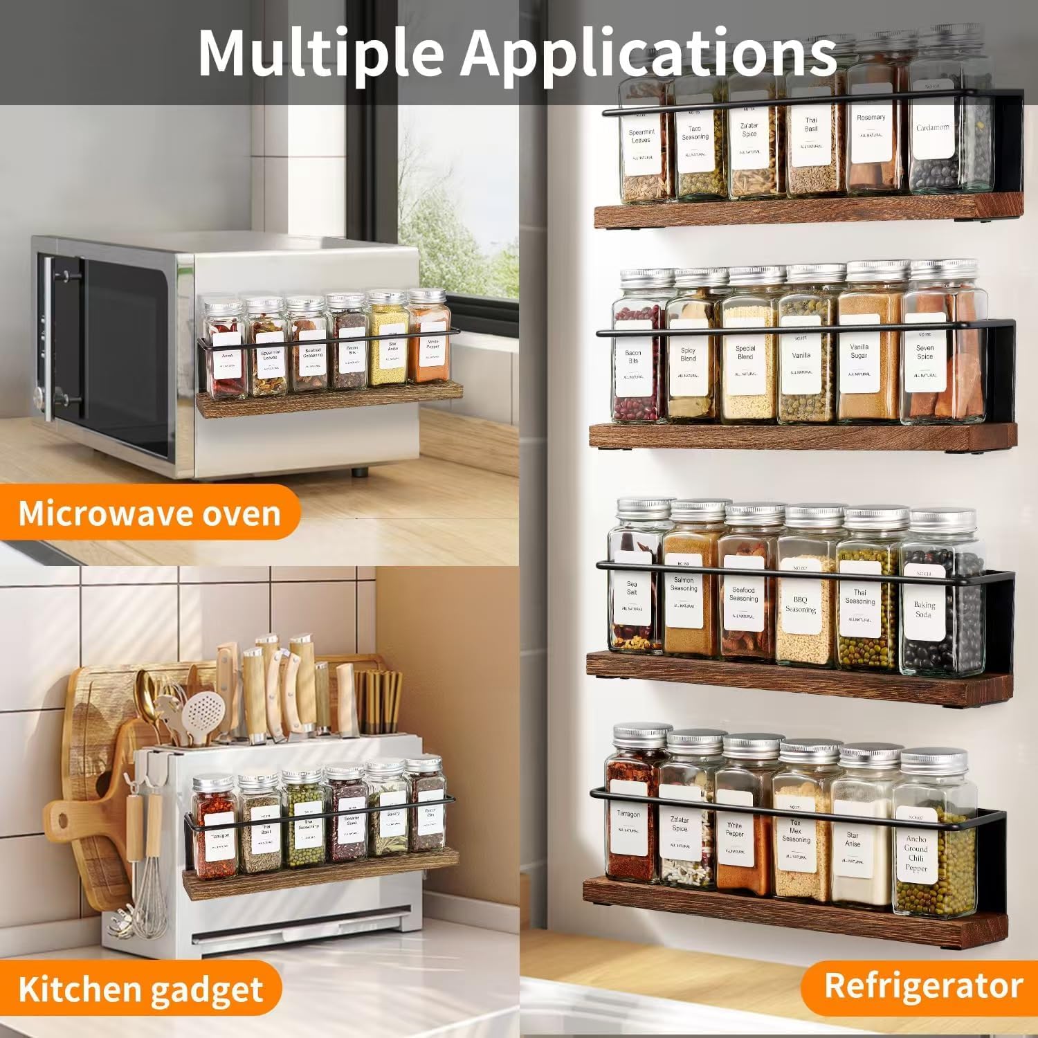 KitHero kitchen organization setup demonstrating a tidy spice station