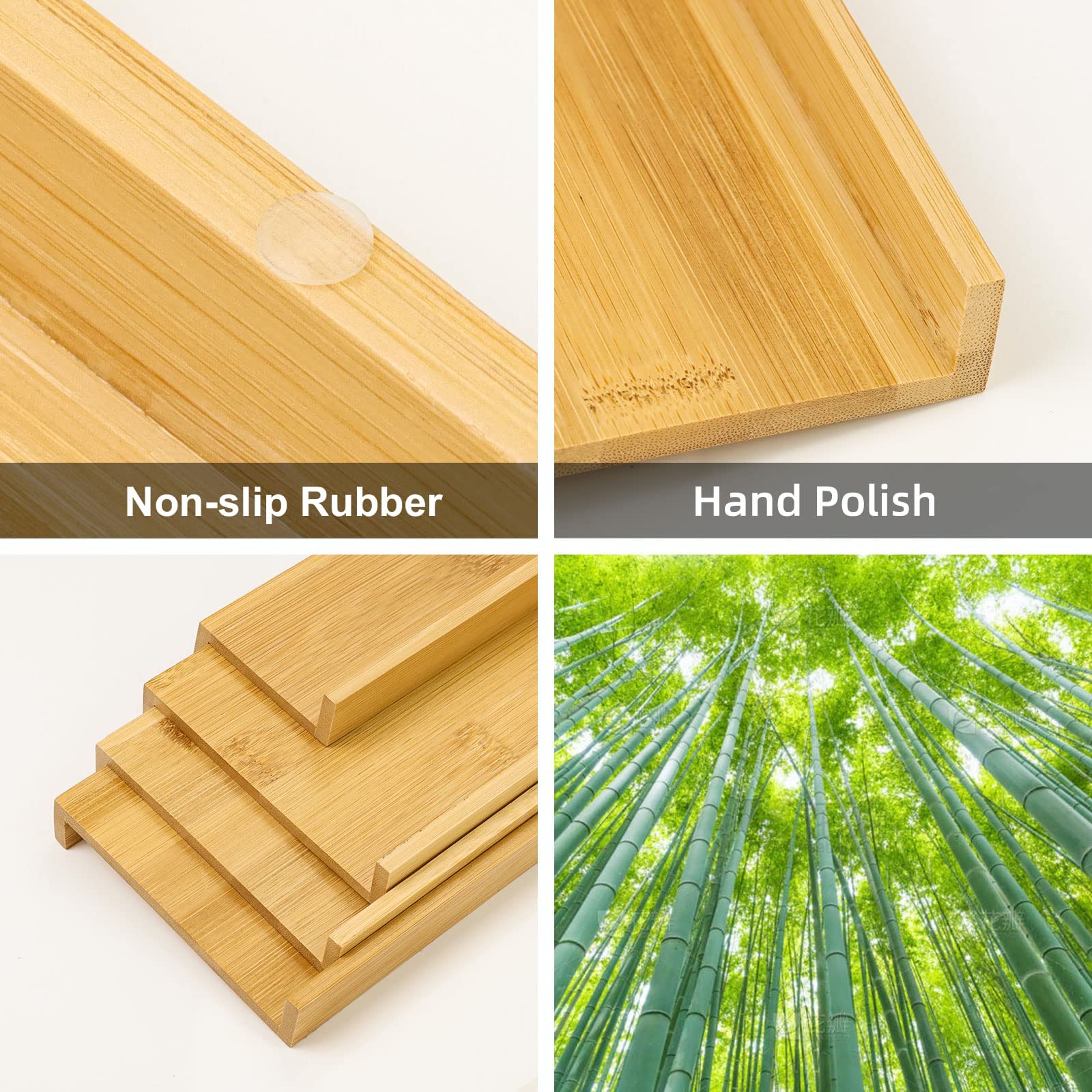 KitHero non-slip rubber prevents movement during drawer operation