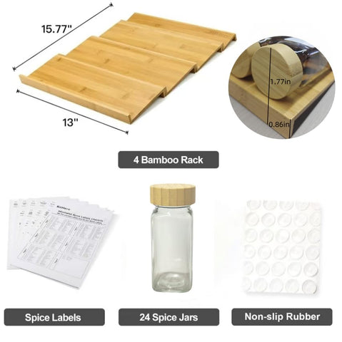 KitHero spice labels help you quickly identify spices