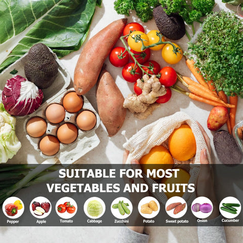KITIDEA Non-slip lid provides safe, stable chopping.