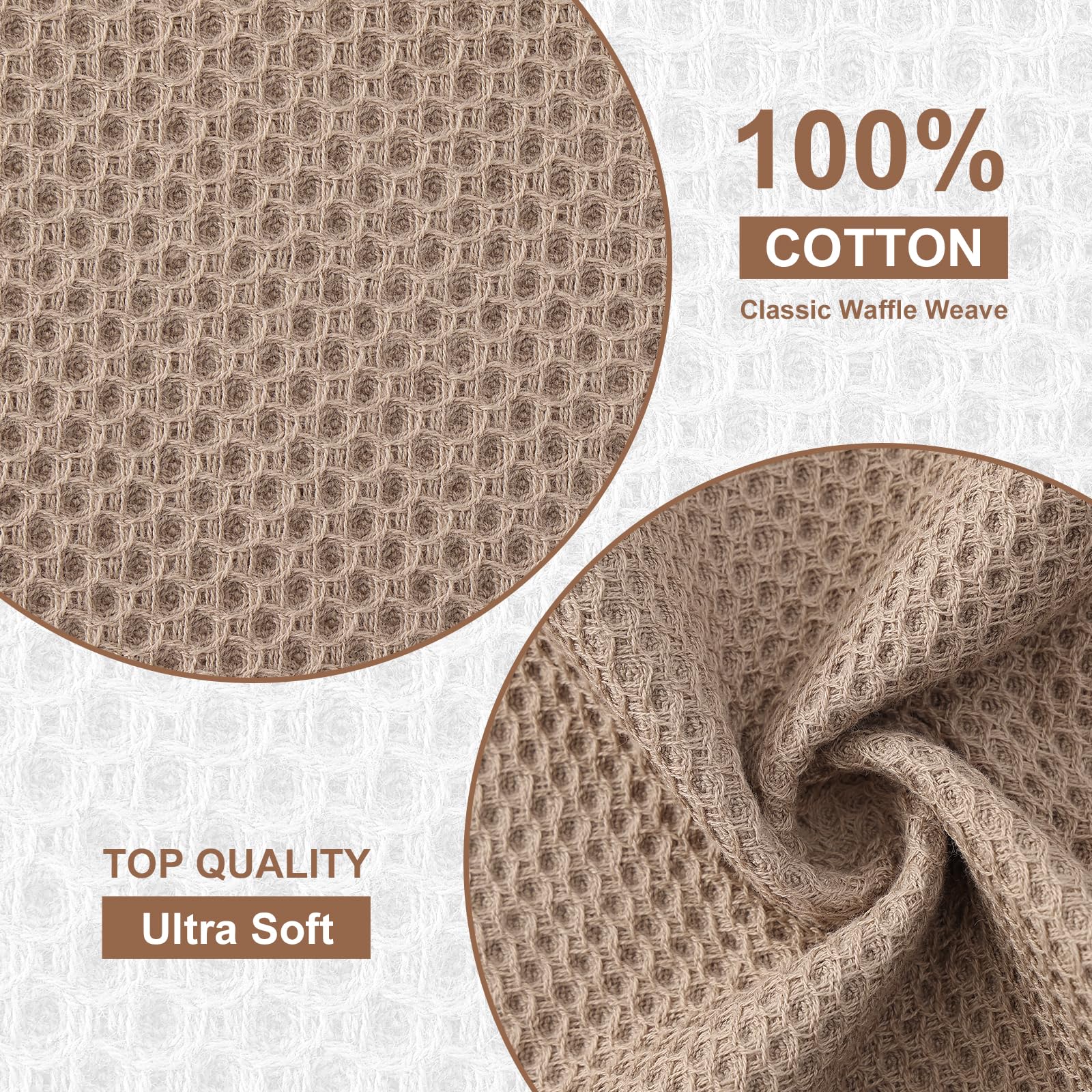 Close-up of Kitinjoy cloth showing honeycomb weave for superior absorbency