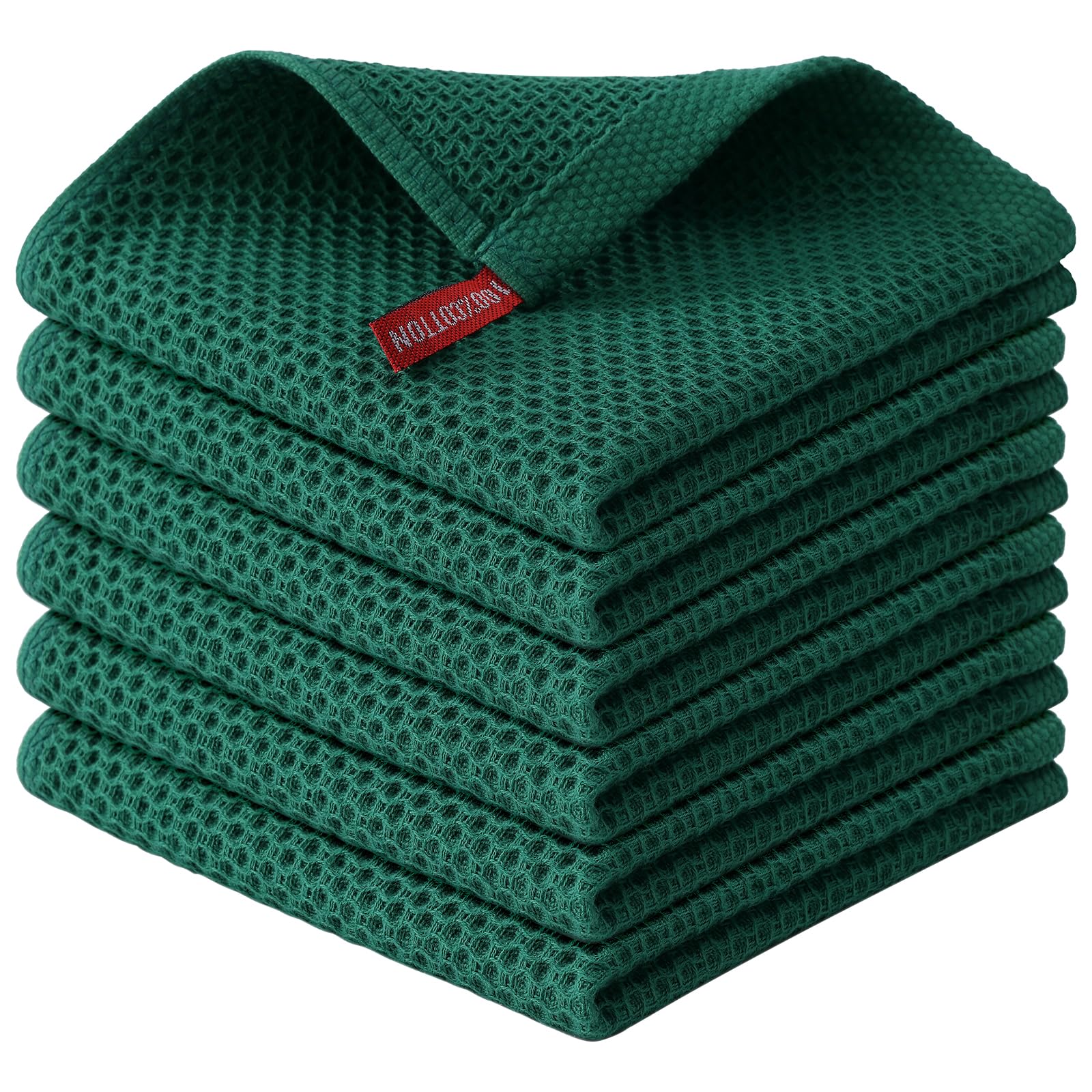 Kitinjoy 100% cotton dishcloth close-up showing absorbent texture