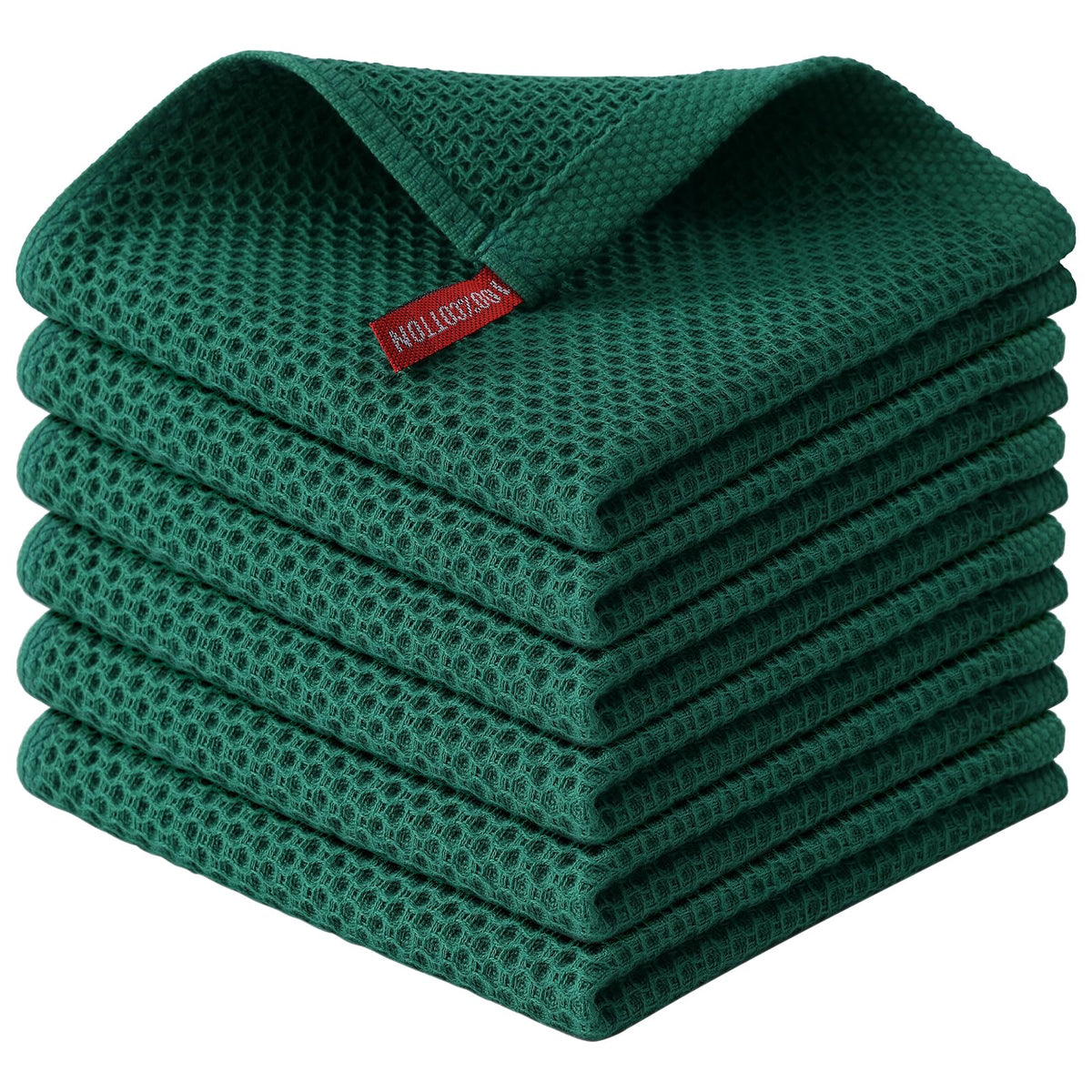 Kitinjoy 100% cotton dishcloth close-up showing absorbent texture