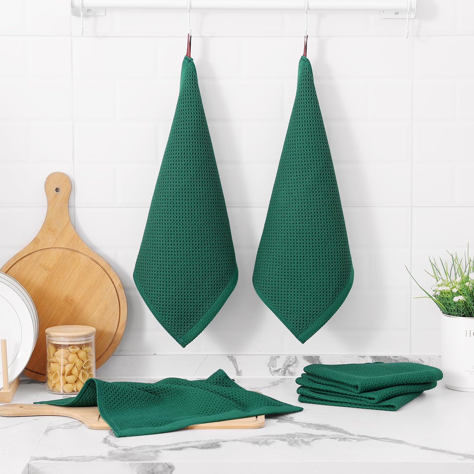 Kitinjoy dishcloth with hanging hook design for easy drying
