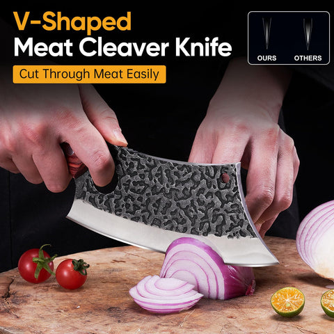 KITNATS boning knife 6.2-inch shows precise bone separation.