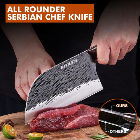 KITNATS boning knife 6.5 inch ideal for precise deboning.