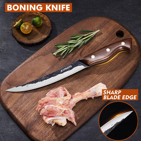 KITNATS lifetime warranty for durable kitchen knives.