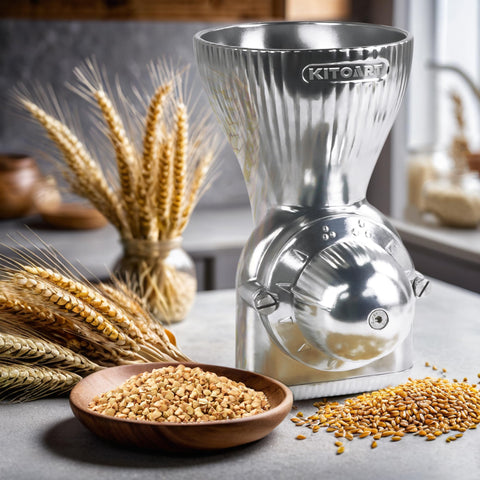 KITOART mills non-oily grains such as wheat, barley, and millet with ease.