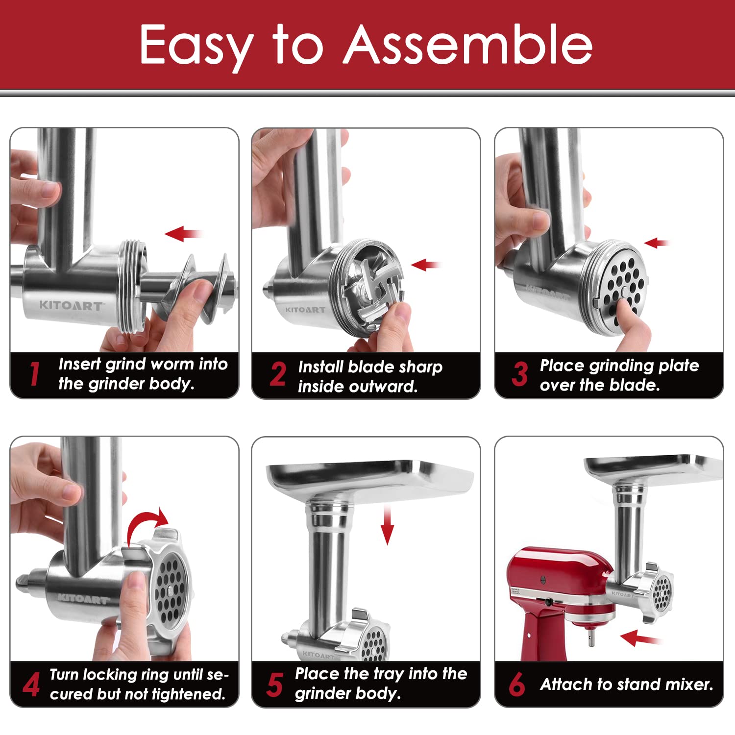 KITOART grinder blades for precise, clean cuts