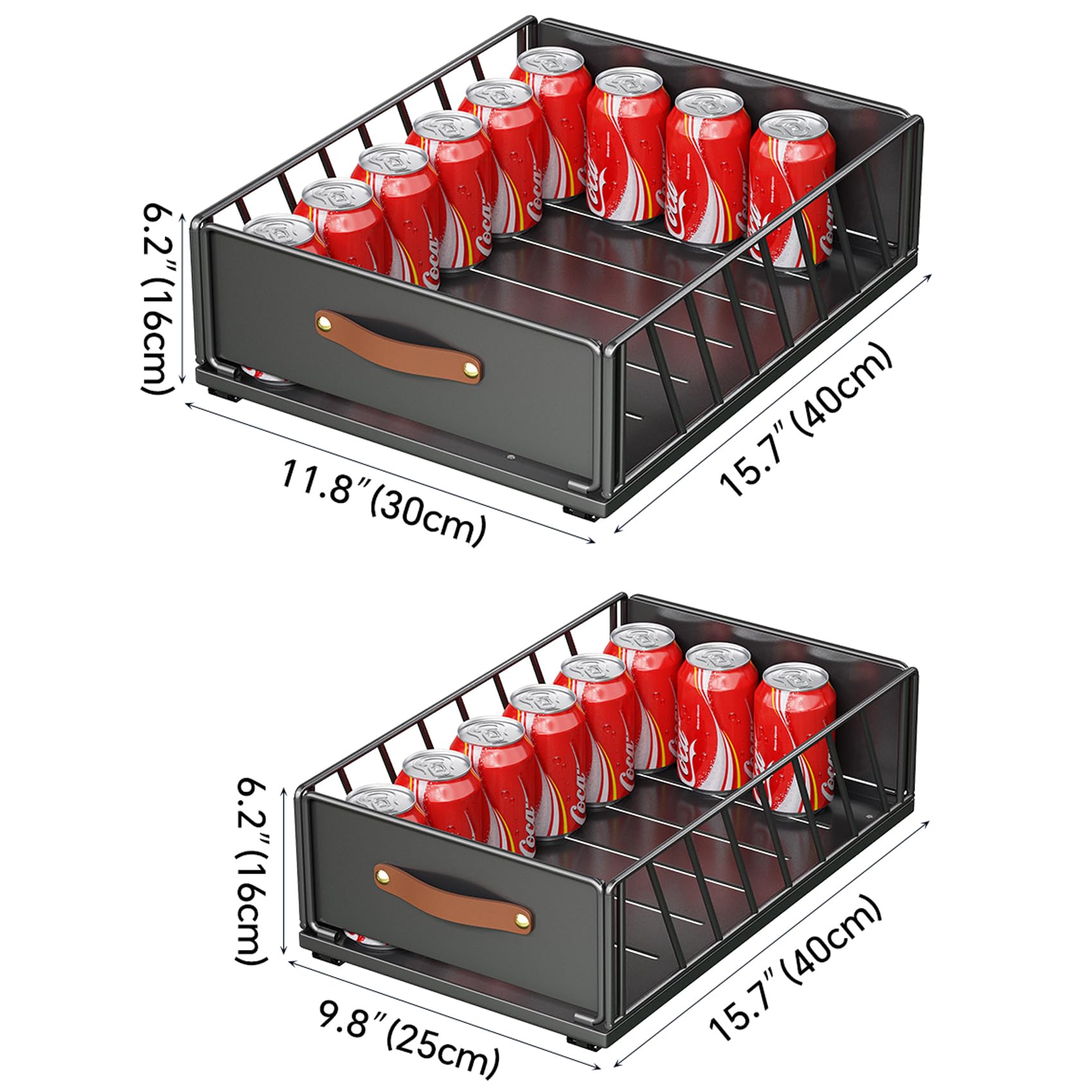 Kitstorack 3-stage ball-bearing slides enable smooth, quiet operation.