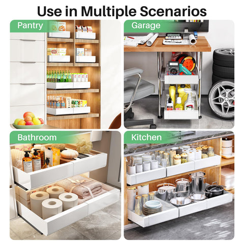 Kitstorack kitchen organizer in action reducing clutter