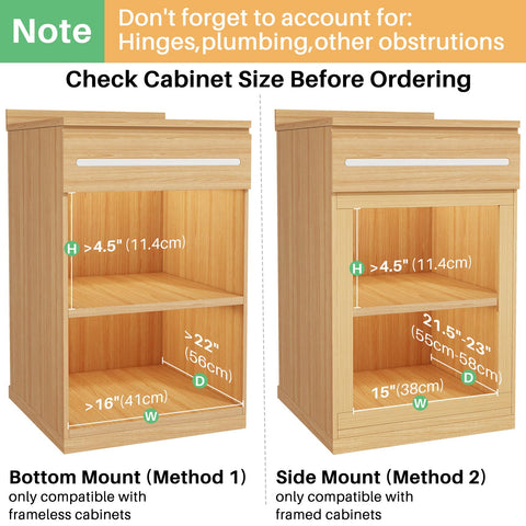 Kitstorack solid wood pull-out drawer highlights durable construction for long-lasting organization.