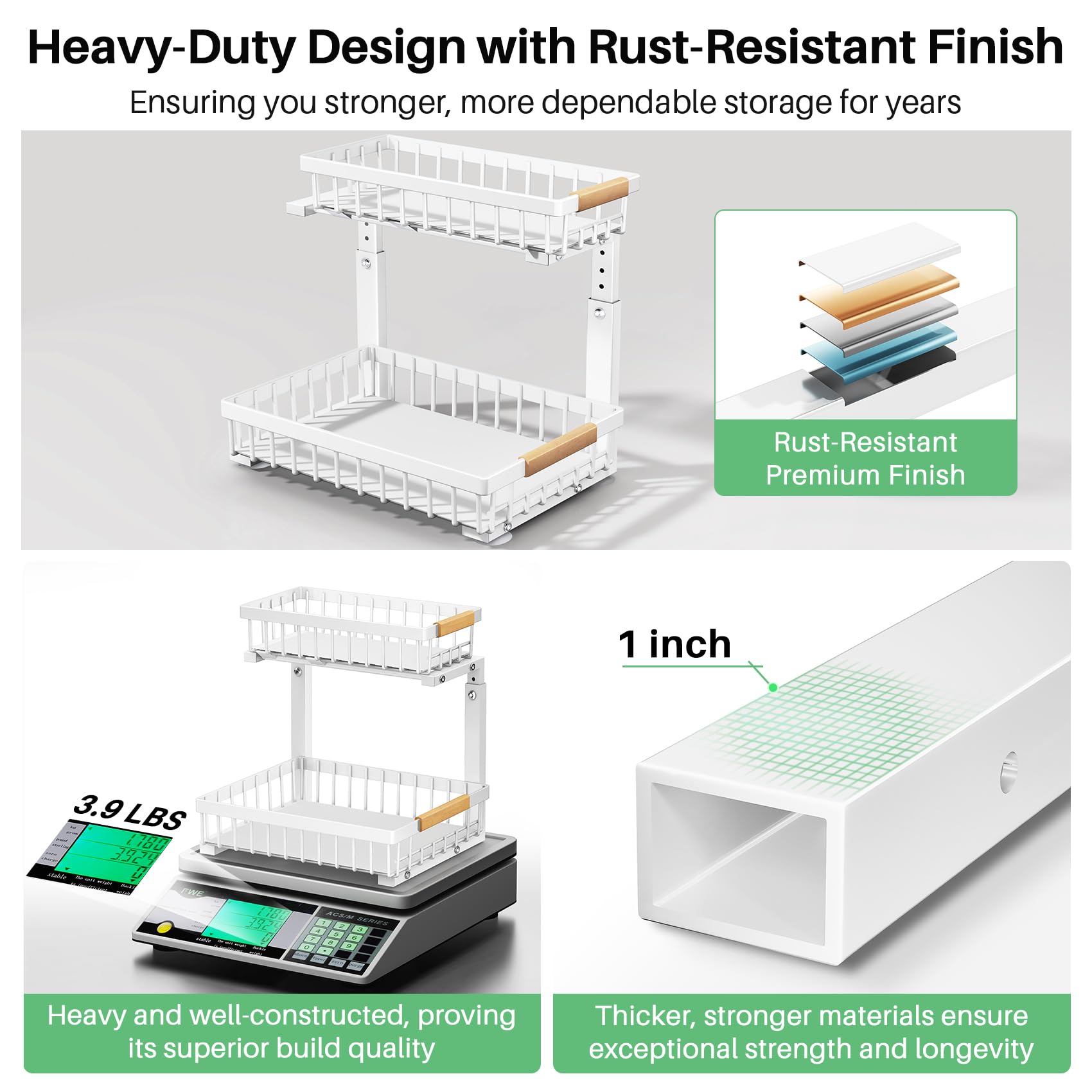 Kitstorack stability with suction cups prevents wobble during use.