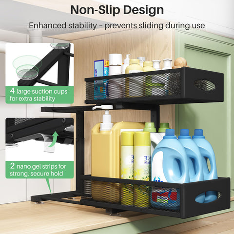 Kitstorack versatile storage for kitchen, bathroom, pantry, and office