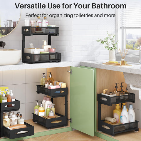 Kitstorack mesh drawer drains moisture to keep items dry