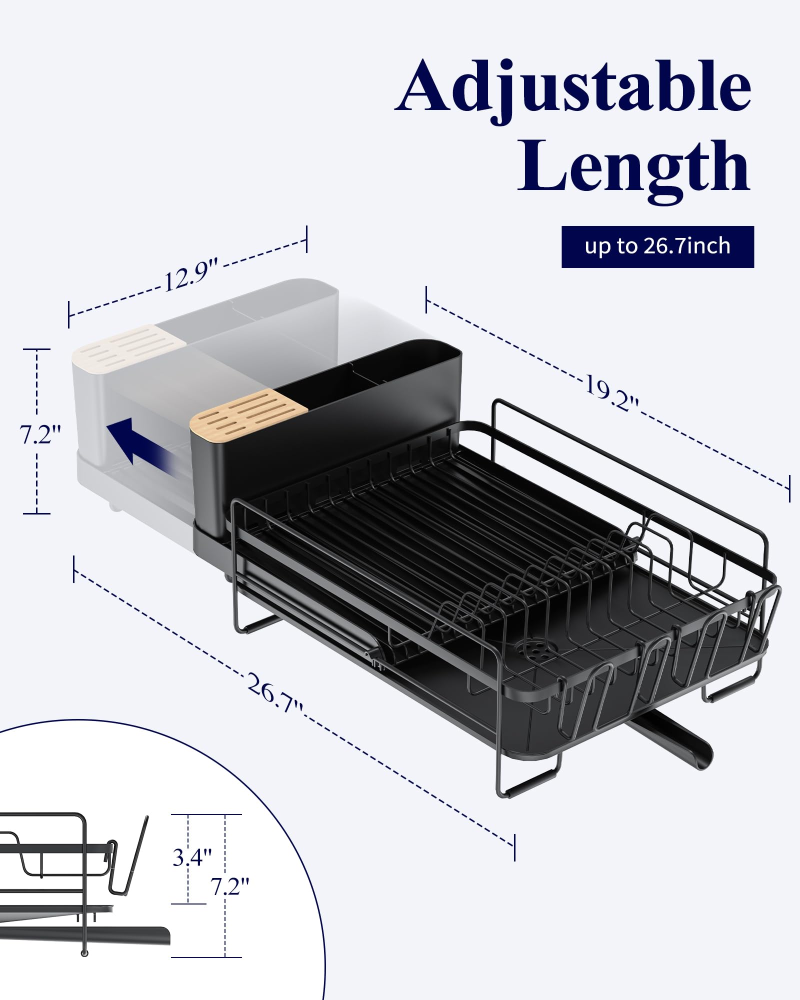 Kitsure anti-slip caps prevent sliding and protect kitchen surfaces.