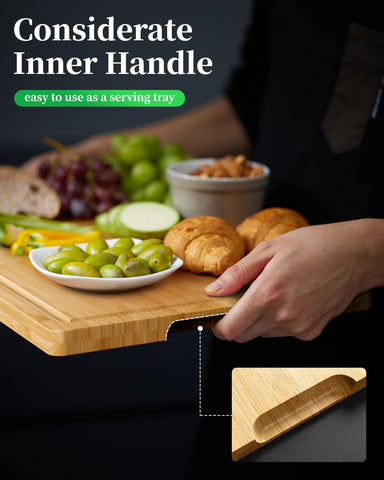 Kitsure knife-friendly surface keeps blades sharp during prep