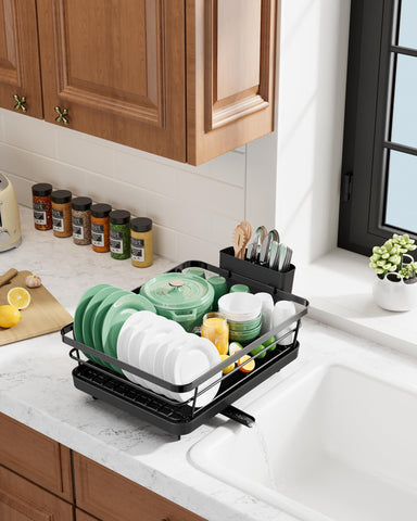 Kitsure compact storage design maintains a tidy counter when not in use