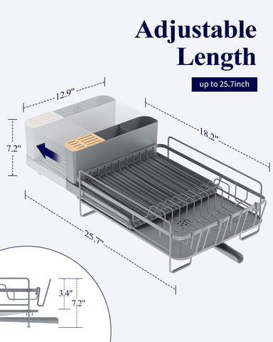 Kitsure drainboard with water outlet directs moisture away efficiently for a tidy sink area.