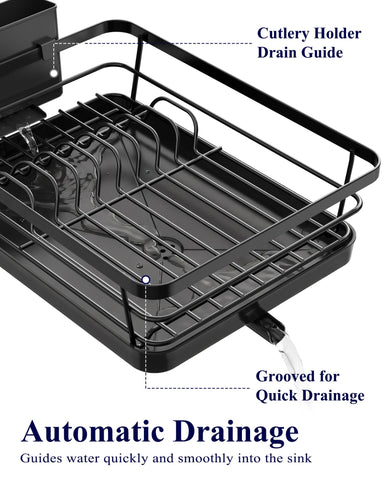 Kitsure drainboard with smooth surface aids post use cleanup