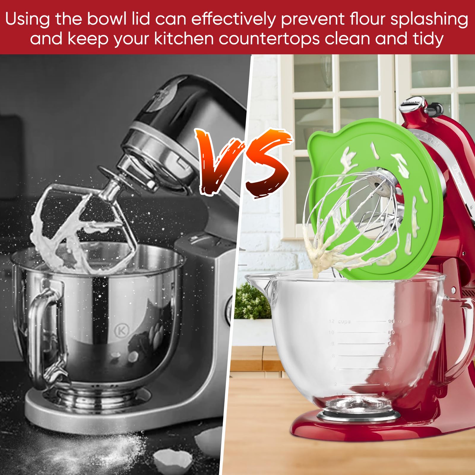 Kitwanda glass bowl features an inner 300 ml scale for accurate portioning