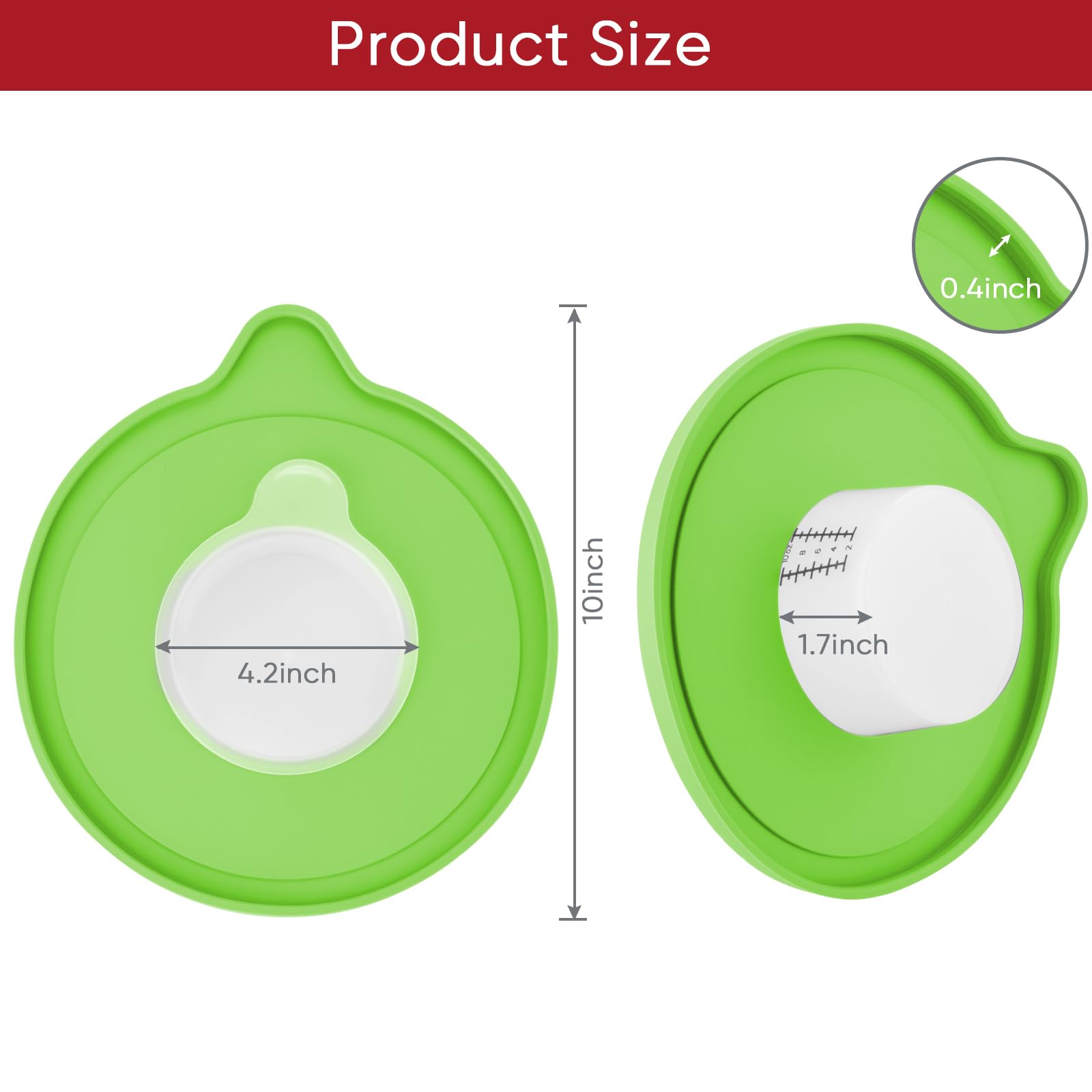 Kitwanda glass bowl with pour spout to control pouring and prevent spills