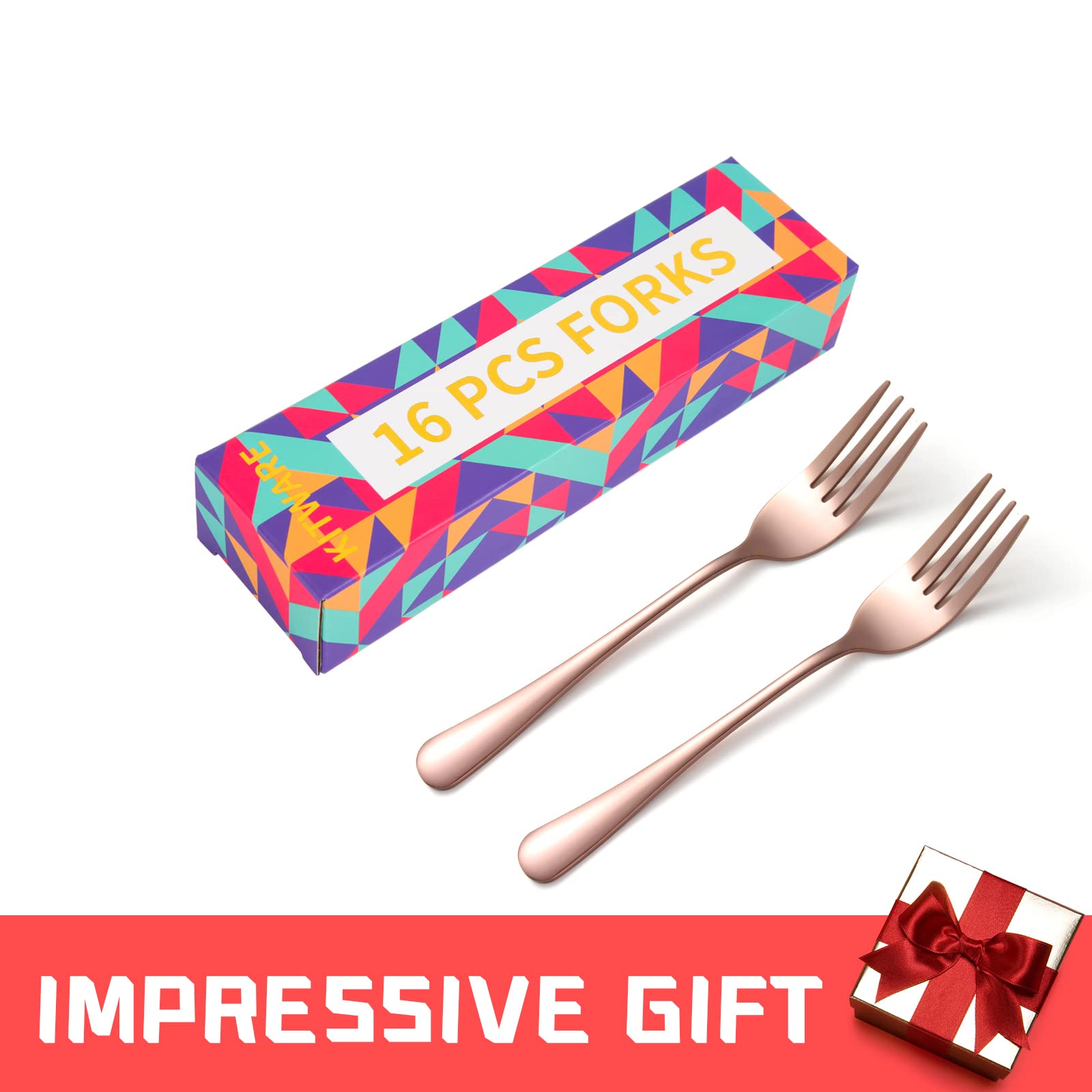 KITWARE daily-use meal fork set designed for family meals and gatherings.