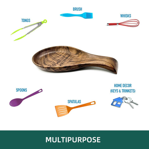 Kityemo spoon rest with utensils highlighting organization and clean countertop