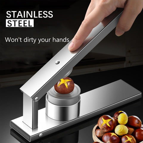 Kivinia chestnut cutter packaging with included accessories