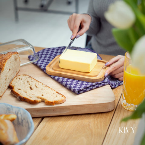KIVY borosilicate glass lid is dishwasher-safe for easy cleaning