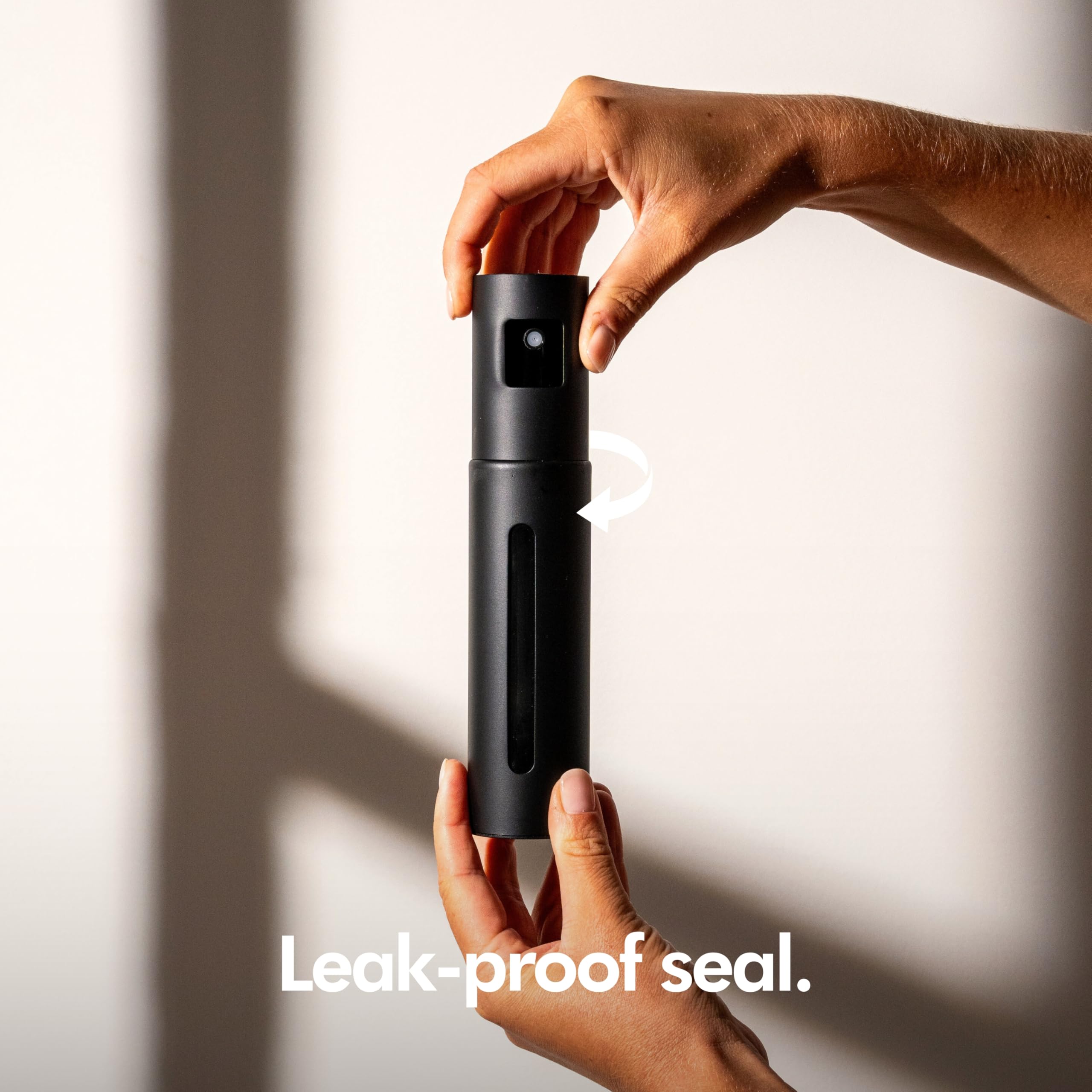 KIVY glass oil sprayer with Avocado Oil label supports healthy, measured drizzle