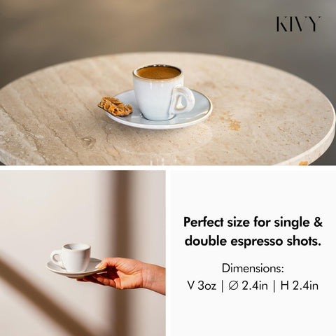 KIVY handcrafted cups showcase unique glaze and character with each use