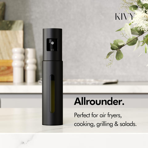 KIVY stainless steel body with glass interior for fresh oil