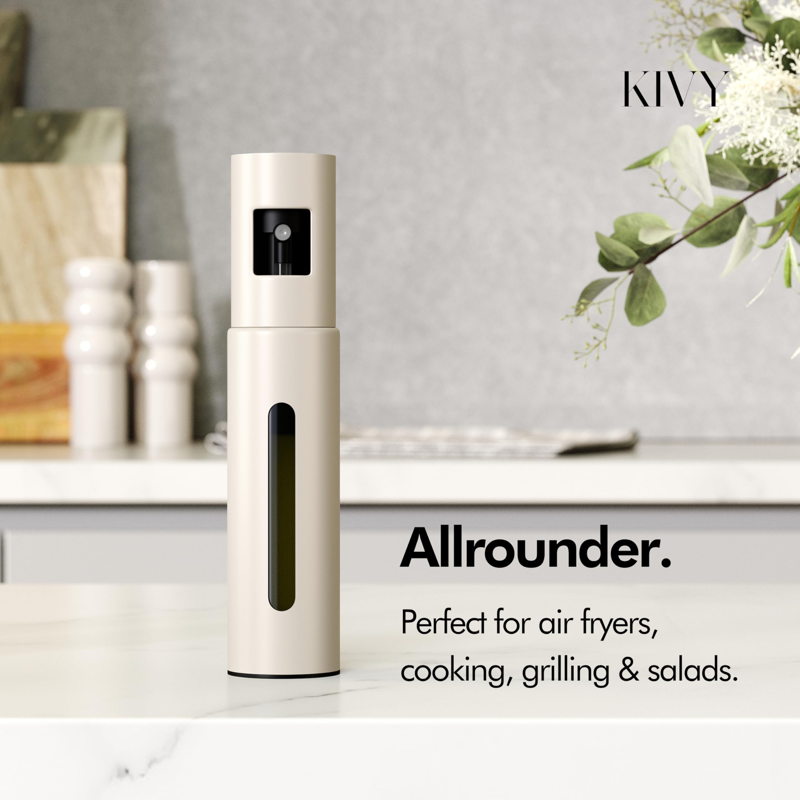 KIVY Stainless steel outer with UV protection preserves freshness