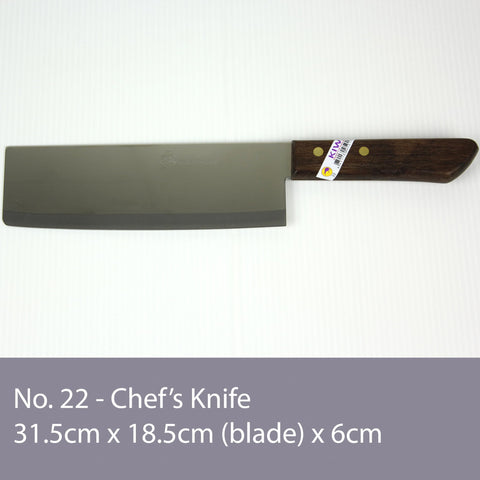 KIWI stainless-steel blade maintains edge through daily kitchen tasks.
