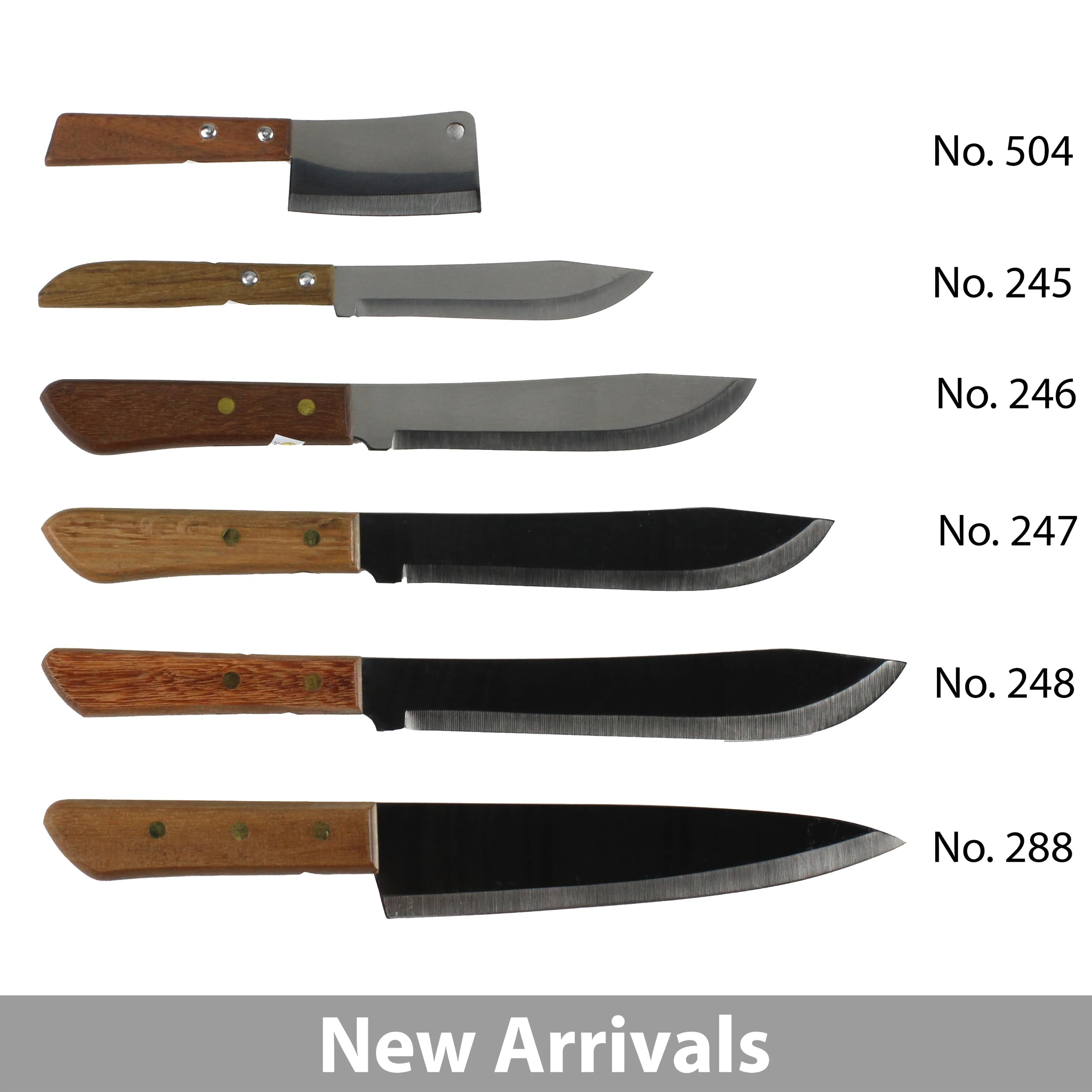 Kiwi Brand 8-inch Thai Chef's Knife No. 21 balanced design for comfortable prep.