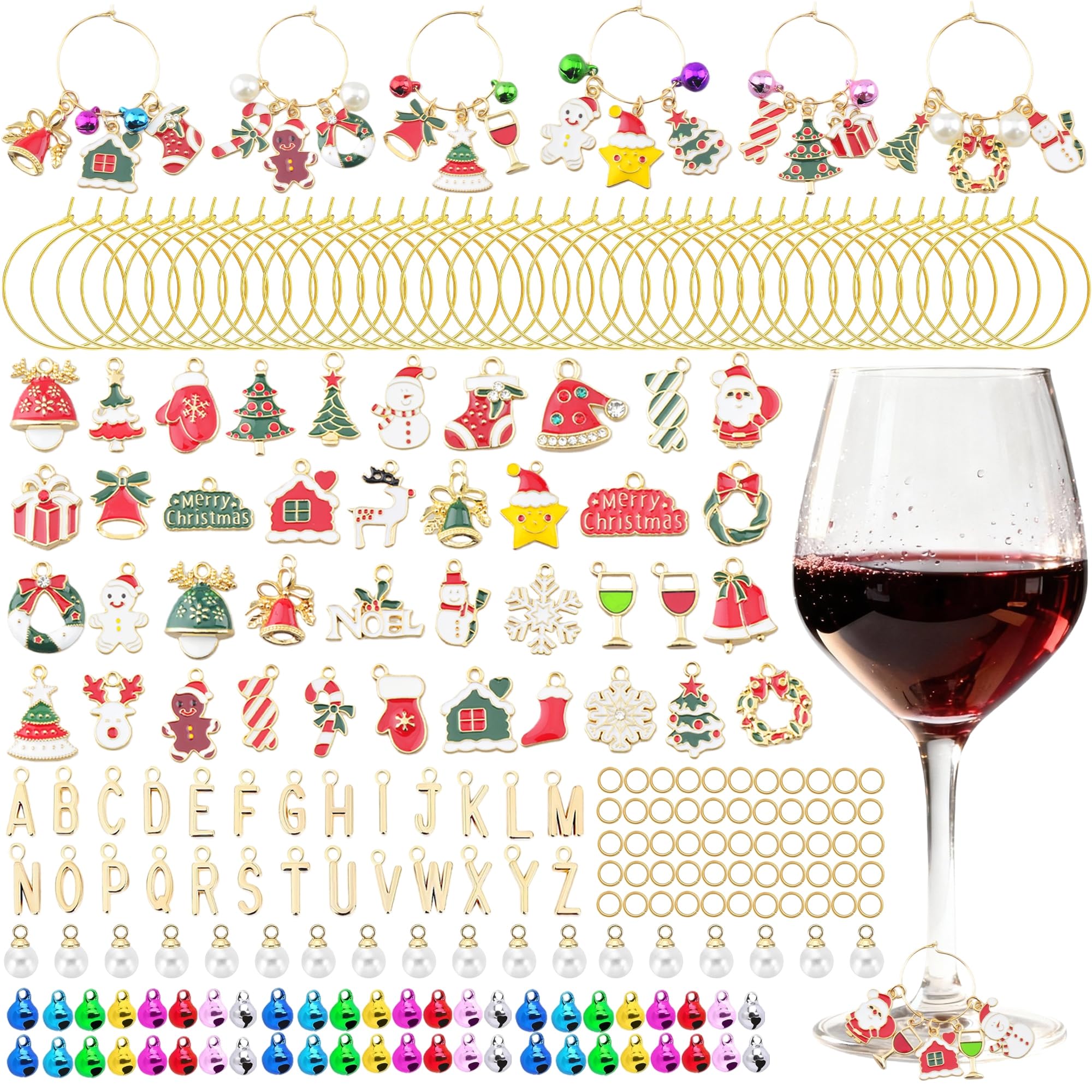 KJML DIY coastal wine charms with shells for elegant gatherings
