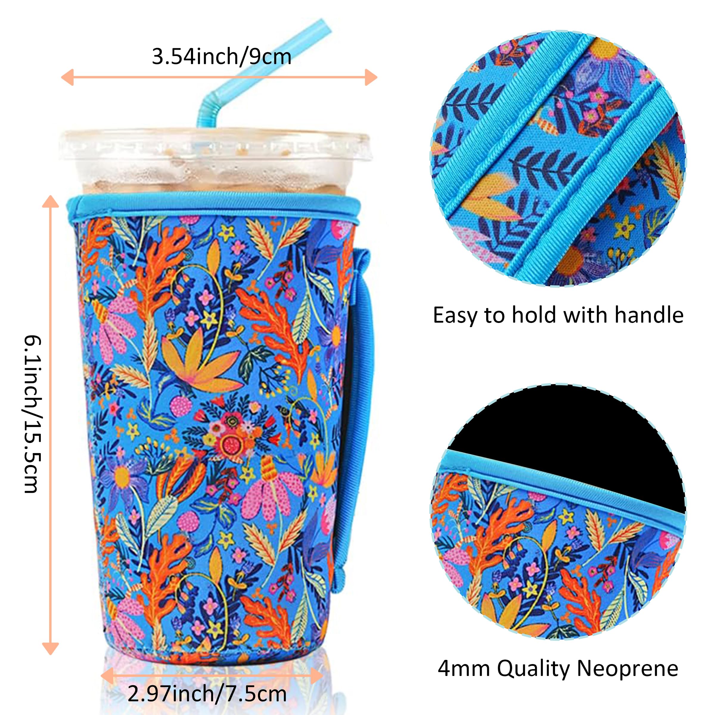 KJQJLY reusable sleeve protects hands from burns or frost and is great for picnics.