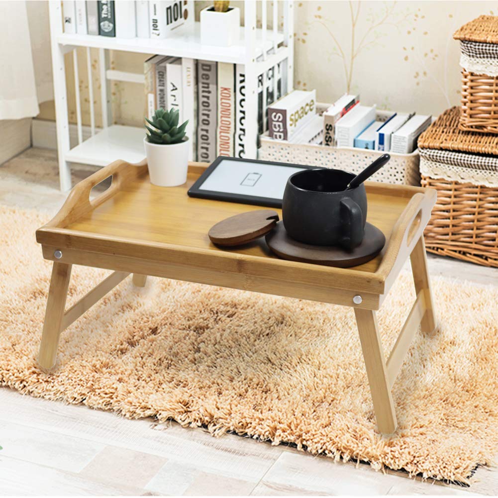 Easy-clean bamboo tray surface by KKTONER