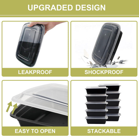 Kkyvvy microwave-safe containers convenient for reheating meals