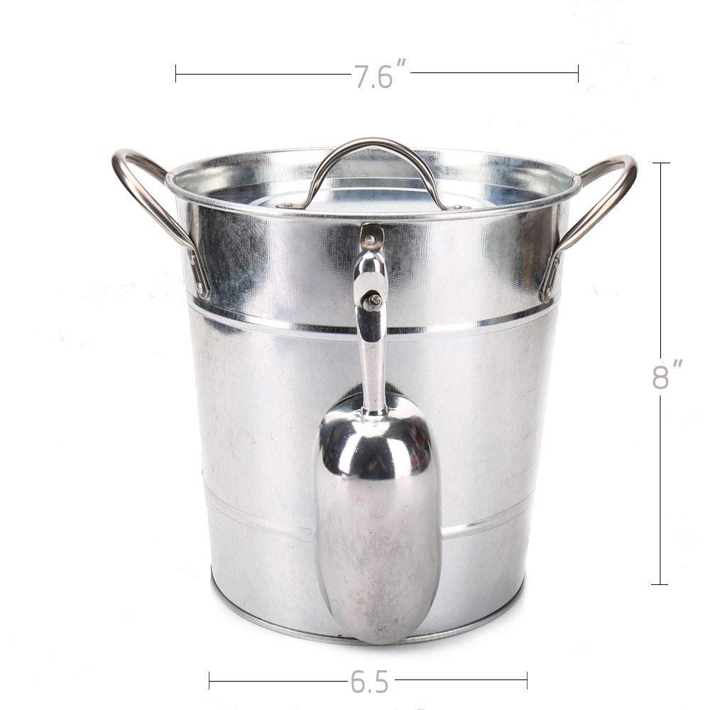 KL double-walled insulation ice bucket preserves cold for longer outdoor events