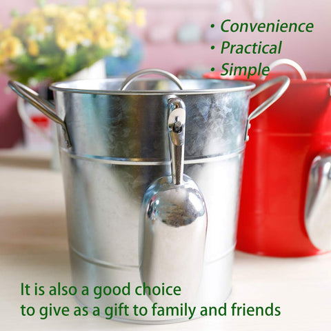 KL large-capacity 4L ice bucket minimizes refills during service
