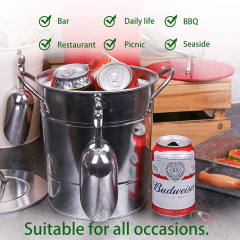 KL portable handle ice bucket is easy to move for any event