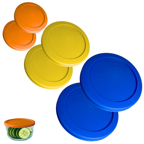 Klare Ware 1 cup orange lid close-up demonstrates secure fit for leftovers