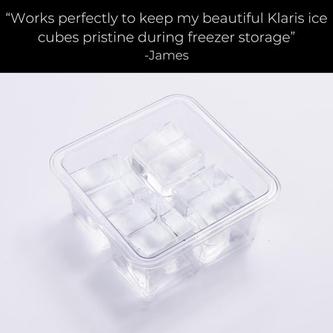 Klaris 2-inch cubes or spheres fit neatly with ample capacity.