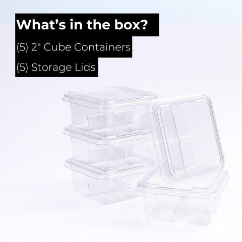 Klaris lid sealed freshness keeps ice protected from freezer moisture.